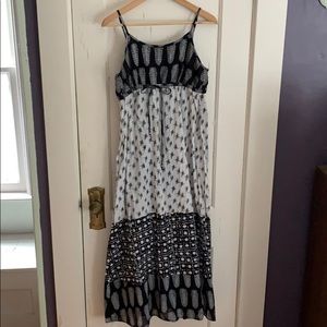 Black & White Maxi Dress